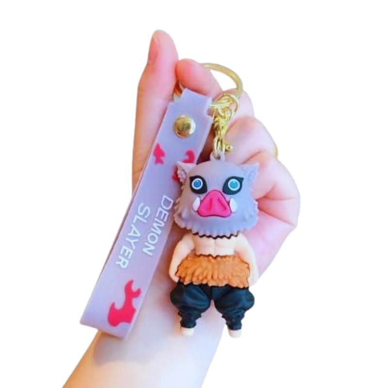 Image of Cute 3D Keychain | Keyring & Quirky Bag Charm | Hard Silicone, Unbreakable | Travel Essential | Kids Friendly | Strap & Bag Hook