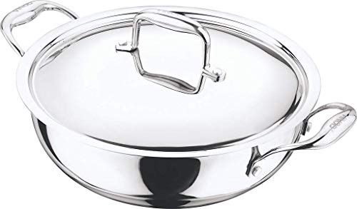 Kadai profundo Vinod acero inoxidable 18cm 1.1L miniatura 3