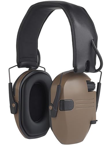 ACEXIER Cuffie Antirumore Elettroniche Tattiche Khaki