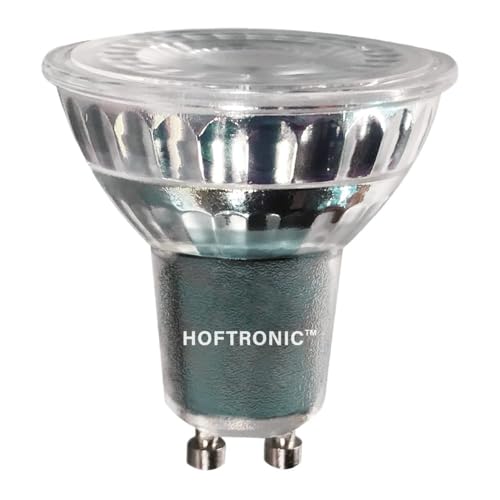 HOFTRONIC - GU10 LED Strahler - 6500K Neutralweiß - 4 Watt 345 Lumen (ersetzt 50W) - Dimmbar - Spots - Lampen