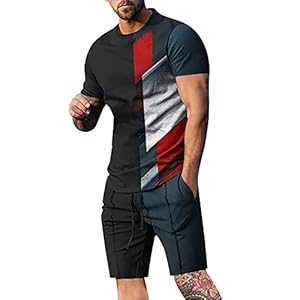 Generisch Herren Chino Sport-Set 2-teilig