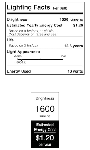 Image of Westinghouse Lighting 5260000 10 Watt (100 Watt Equivalent) A19 Dimmable Clear Filament LED Light Bulb, Medium Base
