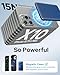 for Magsafe Portable Charger Power Bank,5000mAh Wireless Magnetic Power Bank with USB C Charging,Travel Essential for Magsafe Battery Pack Compatible with iPhone 17/16/15/14/13/12 Series,Navy Blue