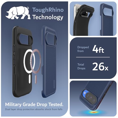 Image of TUDIA MergeGrip Magsafe Compatible for Pixel 10 & 10 Pro Case - Indigo Blue