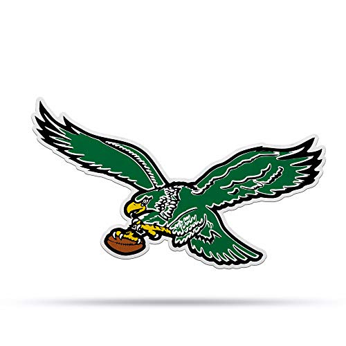 Rico Industries NFL Football Philadelphia Eagles Retro Shape Cut Pennant - Home and Living Room Dcor - Soft Felt EZ to Hang