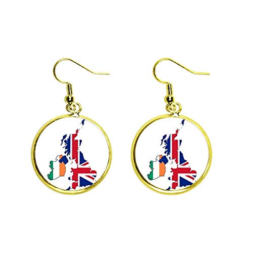 Pendientes Union Jack el regalo de joyería perfecto para amantes de Gran Bretaña