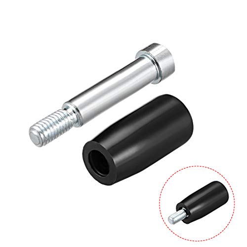 Image of uxcell Revolving Handwheel Machine Handle M5 Male Threaded Stem for Milling Machine