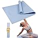 Myga - RY1464 - Tappetino Fitness Yoga Pilates - Un Allenamento di Base per Casa E Palestra - Solo Lavaggio A Mano - 173 x 61 cm - Spessore 4 mm - Blu