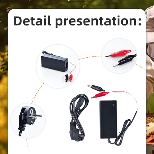 Imkereibedarf Elektrisches Einbetter, Heizgerät Bienenstock Installer Ausrüstung Imkerei Werkzeug EU 100-240V, Beehive Frames Embedder Wire Embedder für Imkereiausrüstung Beekeeping Tools