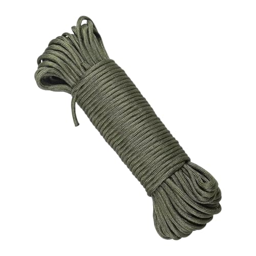 Cuerda de paracaídas, Cuerda de Tienda Resistente a los Rayos UV con Soporte de Carga Fuerte | Paracord Multifuncional de 7 Hilos para proyectos de artesanía Escalada