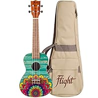 Laminate ukulele with an amazing soundboard design African Okoume Neck & Walnut Fingerboard Carefully designed headstock fitted with geared tuners that will always stay in tune. Includes 5mm padded gigbag and Instruction booklet