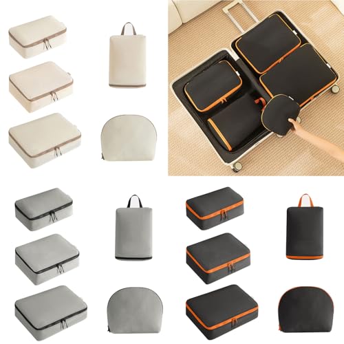 Sacs de rangement compression en polyester imperméables pour voyage