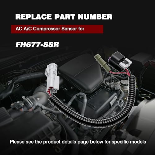 AC Compressor Sensor Fit 2005-2015 Toyota Tacoma 2.7L 4.0L for FH677-SSR by wfsulee - Used condition - Image 3