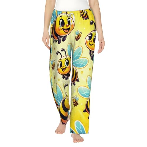 Pantalon de pyjama en polaire femme Bee-Joy doux et chaud contre le froid