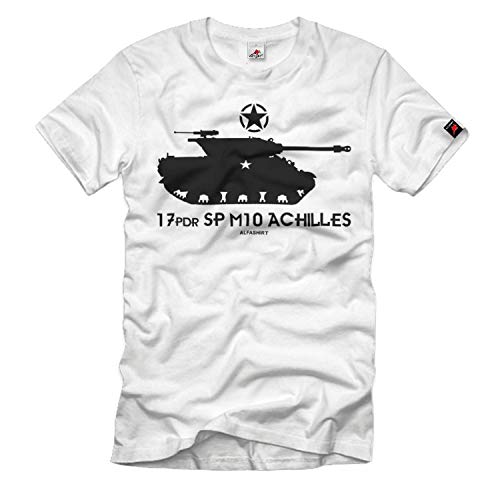 Camiseta M10 Achilles para lucir en eventos militares y reuniones de maquetismo talla hombre 4XL