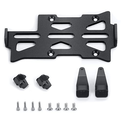 MORLORDY Aluminum Alloy RC Lower Battery Mount Bracket Plate Battery Holder Post for 1/24 RC Crawler...