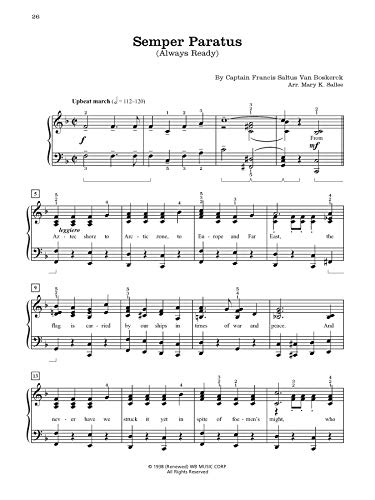 Official Songs of the United States Armed Forces: 5 Piano Solos and a Medley (Early Advanced Piano)