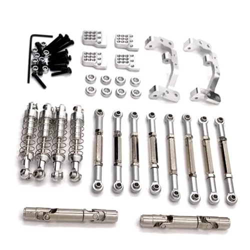 Kit biellettes et amortisseurs métal WPL C14 C24 : direction précise et transmission stable