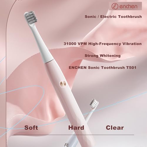 Wiederaufladbare Schallzahnbürste, Automatische Elektrische Zahnbürsten mit 3 Reinigungsmodi für Erwachsene, Jugendliche und Kinder zur täglichen Zahnaufhellung und Mundpflege (Blau) – Bild 8