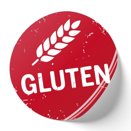 Finest-Folia (R002 Gluten) 500 pegatinas orgánicas, veganas, sin gluten, sin lactosa, vegetarianas