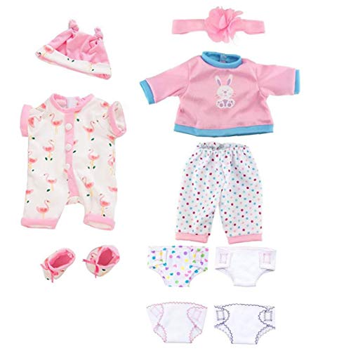 MICHAELA BLAKE Ropa De La Muñeca 2 Juegos De Chicas Ropa De Noche Muñecas con El Traje hasta Vestido De Diseño De La Historieta De 18 Pulgadas Muñecas Pijamas Vestir Muñecas De Moda