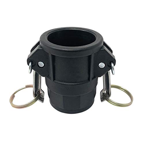 Gloxco Polypropylene Type D Cam and Groove Hose Fitting, 3 4  Female Camlock Coupler x 3 4  Female NPT (CAM-07-D-PP)