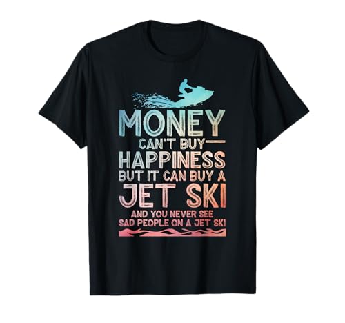 Funny Jet Ski Art For Men Women Kids Water Sport