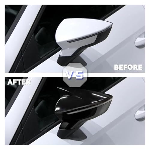 Couverture rétroviseur noir Seat Leon 5F MK3 finition premium pour Cupra
