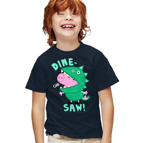 Peppa Pig George Pig Dinosaur Kids T Shirt for Youth Toddler Boys and Girls