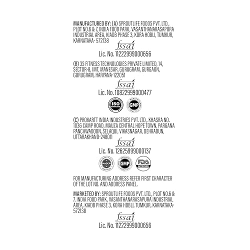 Image of Yogabar Fermented Yeast Protein Powder - Chocolate|26g Complete Protein Supplement|High Absorption, No Bloating, Gut Friendly|PDCASS 1|Pack of 2 (1kg)