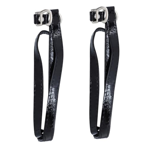 Didiseaon High Heel Fixing Shoes Strap Imitation Pu Leather Shoelace for High-heeled Shoes