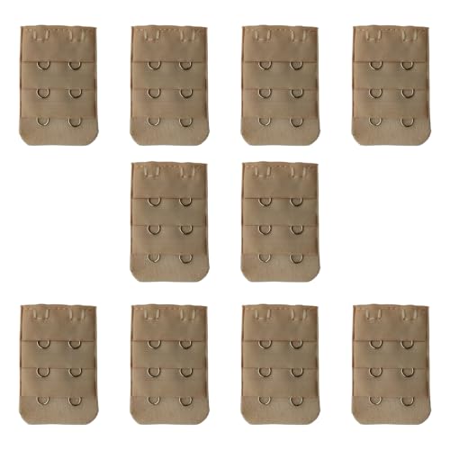 YROHGKPN Extension de soutien-gorge 3 rangées, 2 crochets pour femme, sangle d'extension dorsale douce et extensible, bande de soutien-gorge réglable, accessoires et cadeaux, rallonge de soutien-gorge