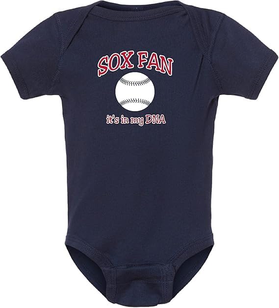 Campus Originals Sox Fan it's in MY DNA Baby Boy Bodysuit Outfit