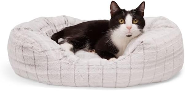 EveryYay by Petco Large Faux Fur Spec Cat Bed 27" L X 16" W X 7" H