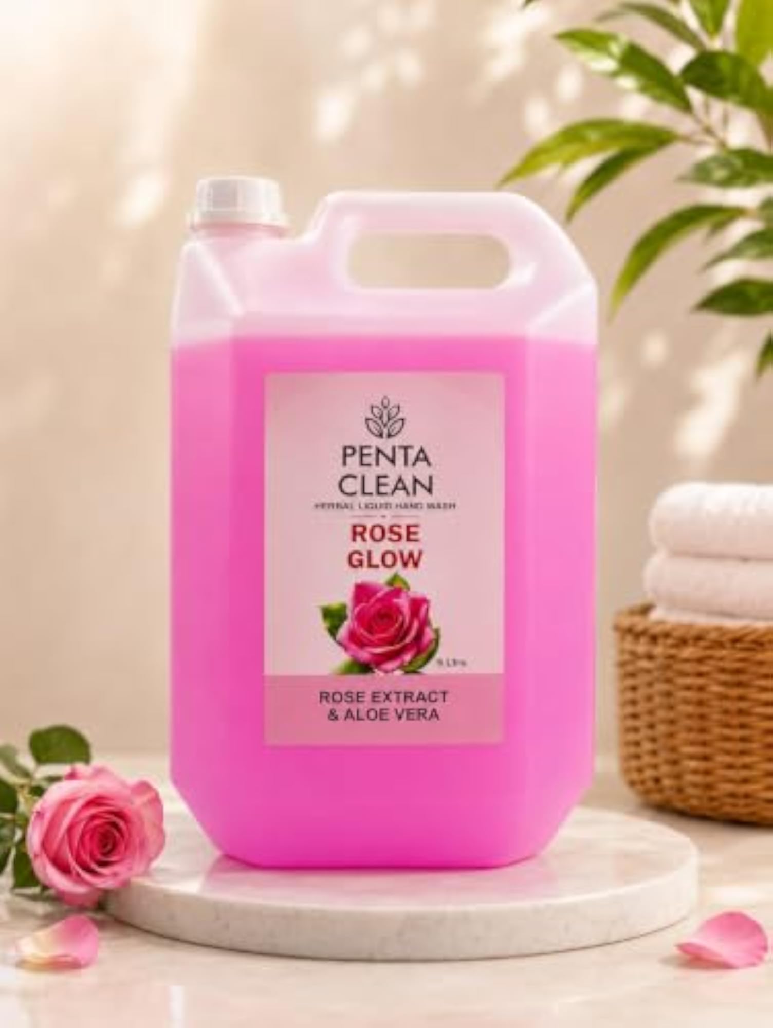 Rose Glow Liquid Hand Wash - Rose Extract & Aloe Vera