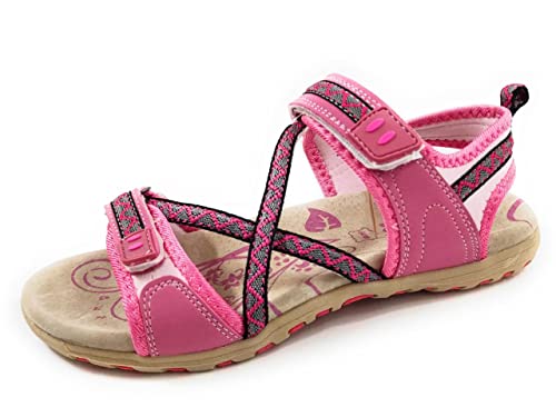 Sandalias Deportivas Mujer Senderismo - Sandalia Cangrejera Mujer - Chanclas Playa ó Piscina - (Rosa, numeric_40) Cover
