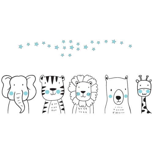 Adhesivo para pared de animales tropicales para tapar imperfecciones 6