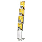 ÖFFNUNGSMAß Prospektständer (je Fach / Innen): 23,5 cm / FÜLLTIEFE (je Fach / Innen): 3,4 cm