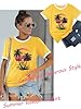 WIEIYM Women T Shirts Tree Sunset Sea Graphic Print Summer Ladies Tshirt Holiday Beach Hawaiian T Shirt Unisex Crew Neck Short Sleeve Tops Yellow #4