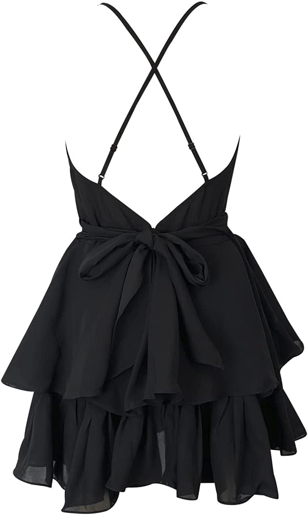 SETA Dress Different Womens V-Neck Tiered Check Mini Dress - Image 5