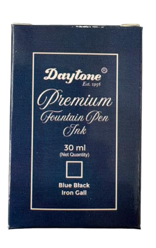 Image of Daytone Premium Fountain Pen Ink (Blue Black - Iron Gall, 30 ml Bottle)