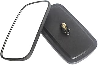 Uposao Espejo retrovisor giratorio de 360 grados, gran angular 1-5T, para camiones, excavadoras, tractores, carretillas elevadoras, color negro, 23,5 x 13,5 cm