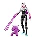 SPIDER-MAN Marvel ActionVerse Ghost-Spider Action Figure & Accessories, 4.5-Inch (11.4 CM) Super Hero Toys & Figures for Kids, Ages 4+
