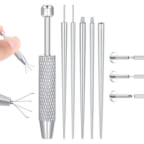 Xpircn Piercing Ball Grabber Tool Piercing Taper Kit 16G 18G