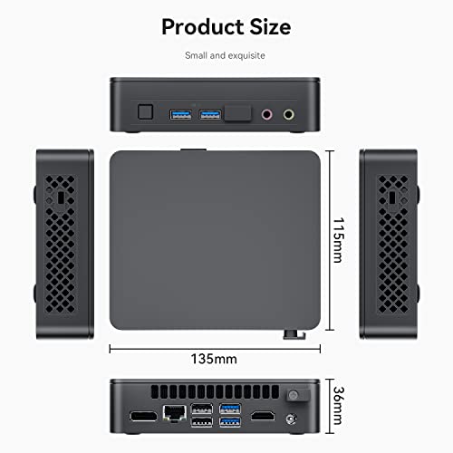 Intel Nuc 11 Gen Mini Pc Celeron N5105 Mini Computers,8Gb Ddr4 500Gb M.2 Ssd Portable Computer Support 4K Uhd, 2.4G/5.0G Dual Wi-Fi, Lan For Business Home Education #TOP7
