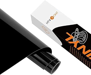 HTVRONT Chrome Permanent Vinyl for Cricut - 12" x 8 FT Mirror Metallic Vinyl Permanent Rolls - Easy to Weed Metallic Adhesive Vinyl Roll for Cricut, Silhouette & Cameo (Silver)