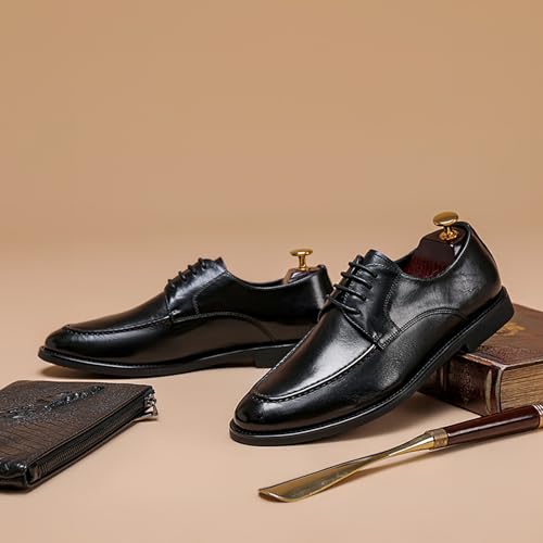 Mens Oxford Shoes, Business Dress Shoes for Men Lace-Up Formal Leather Derby Classic Casual Comfortable Oxfords3