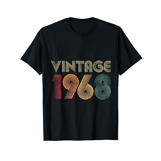 54 cumpleaños regalo año aniversario vintage 1968 Camiseta