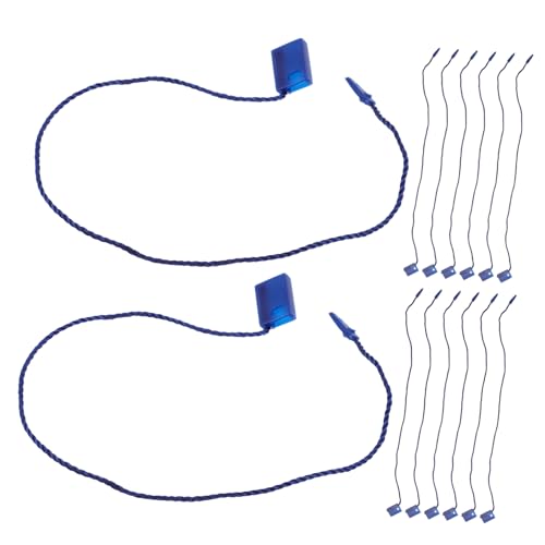 Homoyoyo Durable Plastic Tag Rope with Square Buckle for Clothes Hand Tag String for Easy Attachment and Versatile Labeling Sleek and Design for All Garments