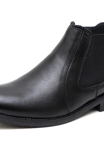 Image of ARAMISH Men's Genuine Leather Chelsea Boots